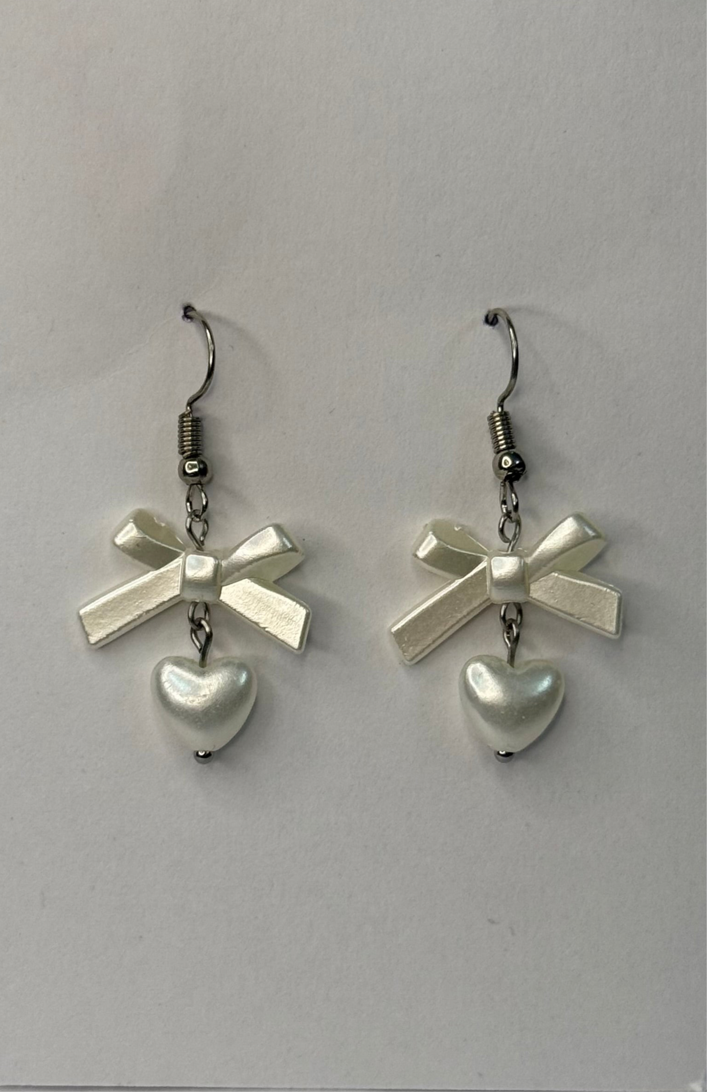 Pearl Bow Earrings