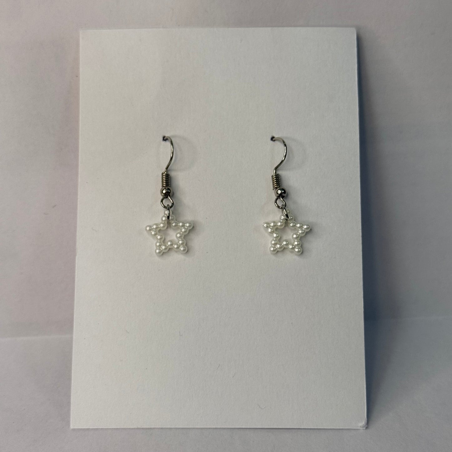 Mini Pearl Star Earrings